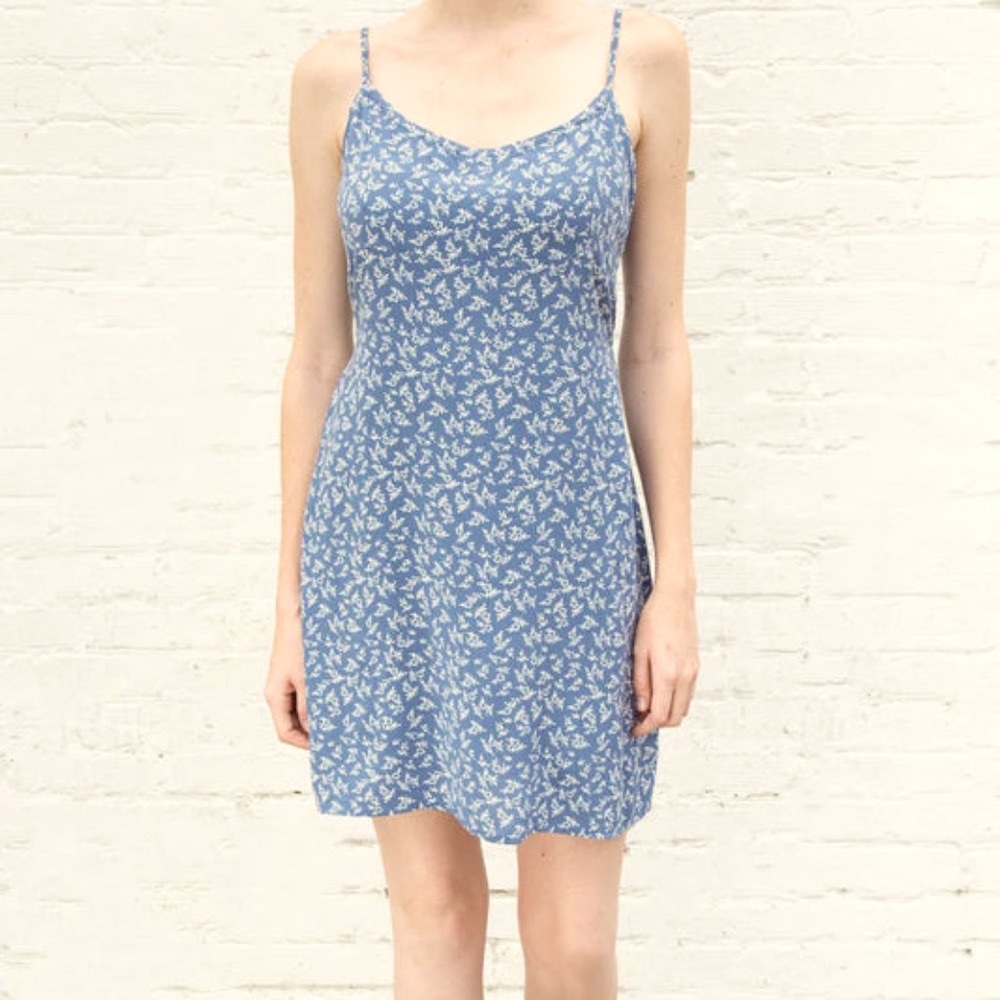 Brandy Melville John Galt Colleen Floral Mini Sleeveless Tank Dress